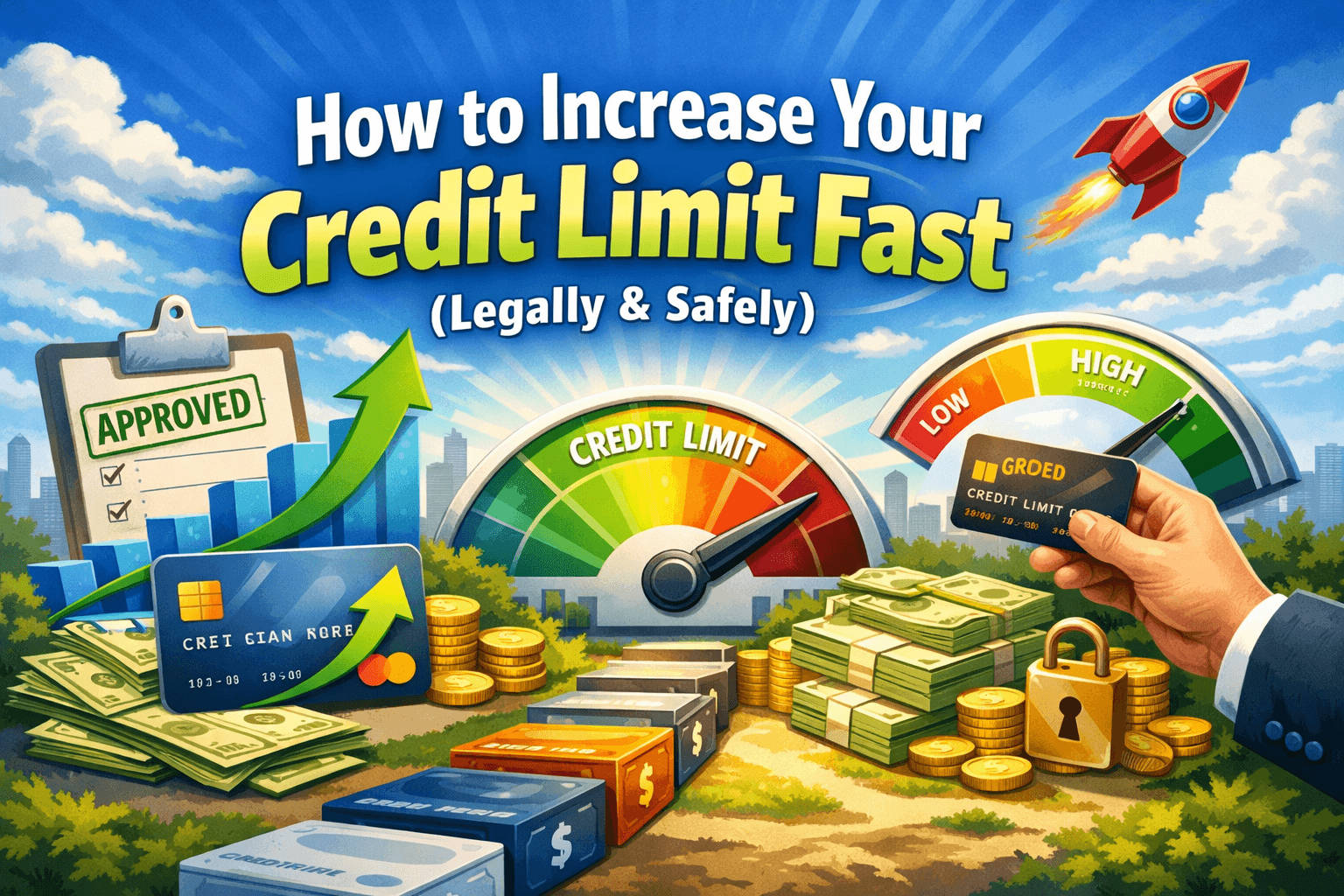 “How to Increase Your Credit Limit Fast (Legally & Safely)”