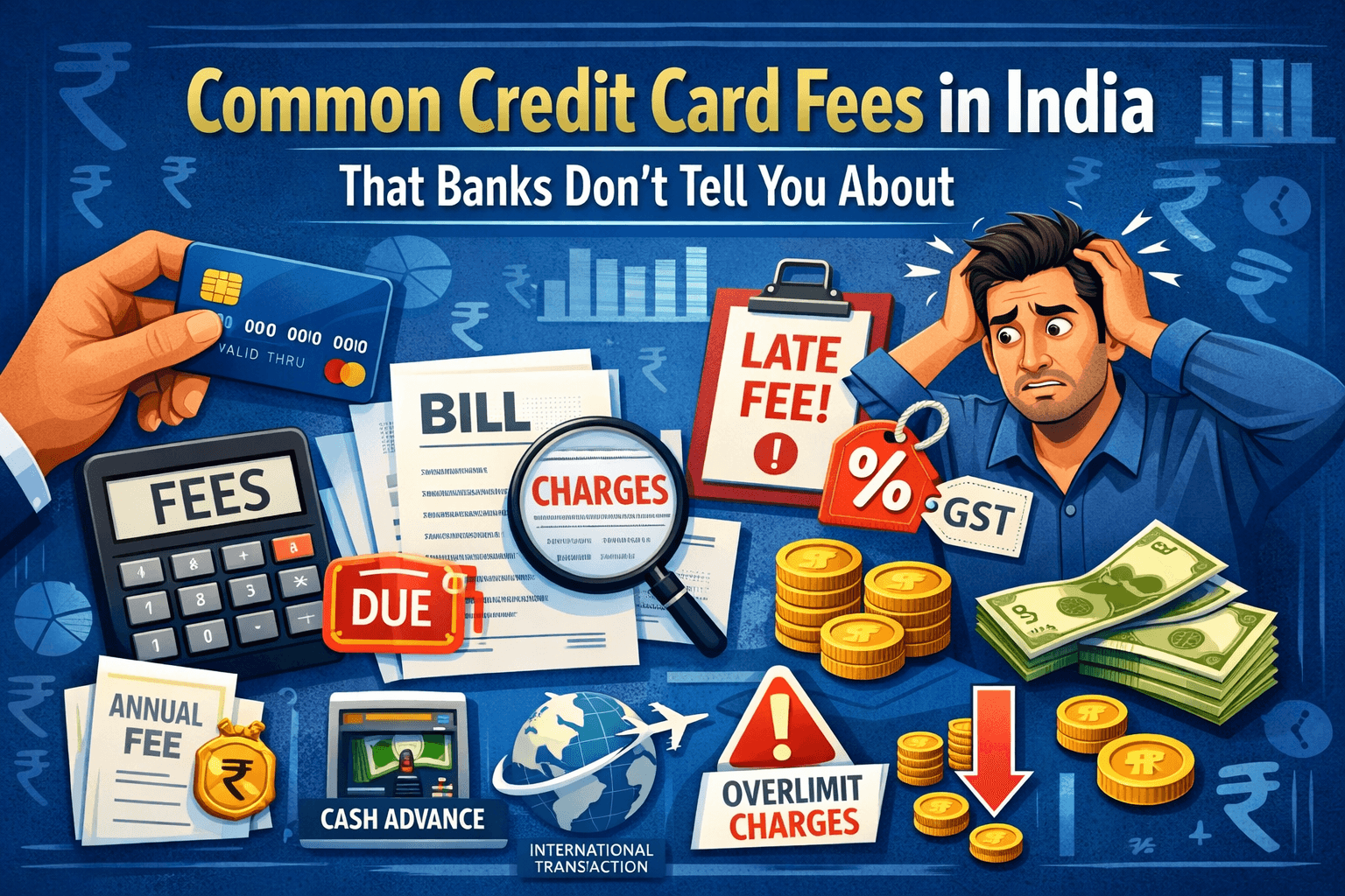 “Common Credit Card Fees in India That Banks Don’t Tell You About”