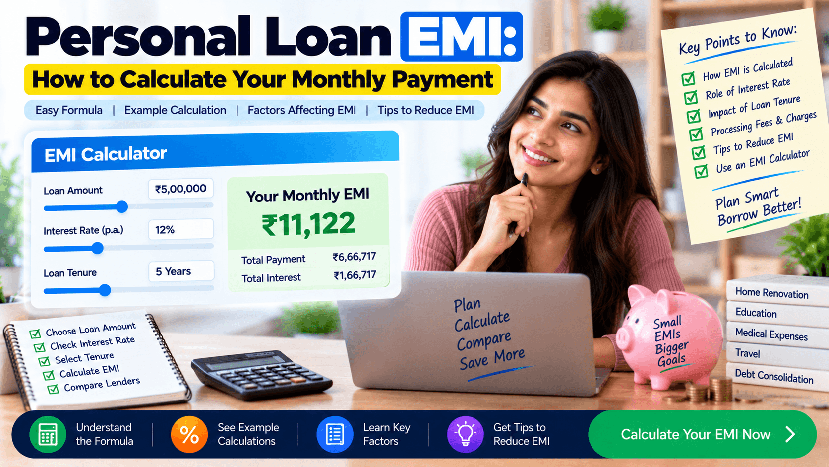 Personal Loan EMI: How to Calculate Your Monthly Payment