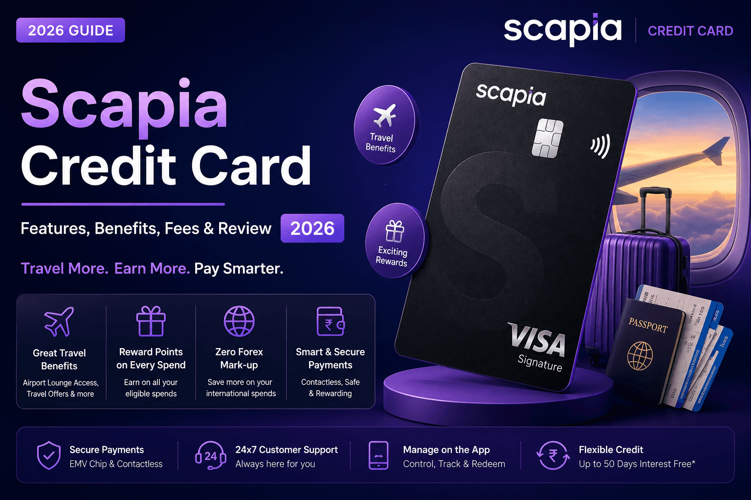 Scapia Credit Card: Features, Benefits, Fees, Rewards & Review 2026