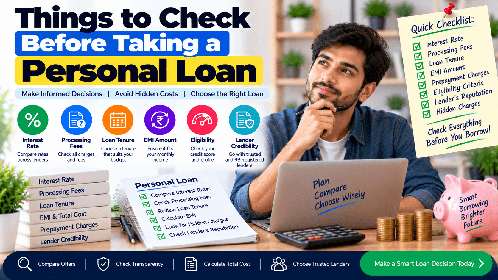 Things to Check Before Taking a Personal Loan